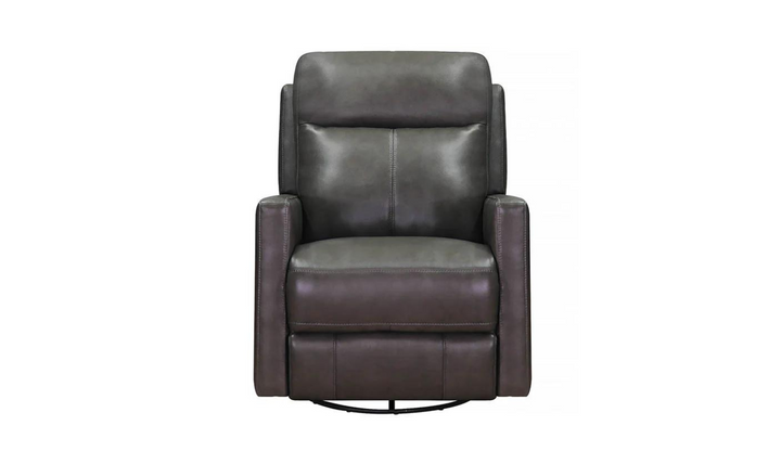 Vienna Manual Swivel Rocker Leather Recliner Chair