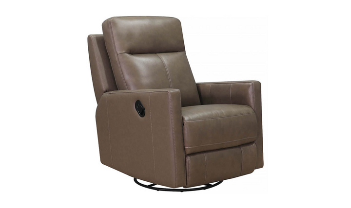 Vienna Power Swivel Rocker Leather Recliner Chair