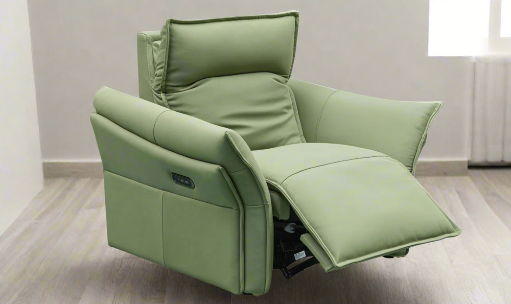 Gio Italia Vittoria Power Reclining Chair With Power Headrest & Footrest