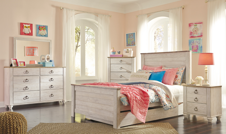 Willowton Panel Bedroom Set-Jennifer Furniture