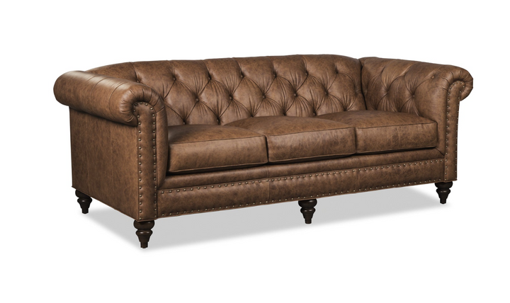 Winslow Leather sofa- jennifer furniture