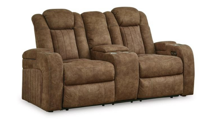 Wolfridge Leather Power Reclining Loveseat