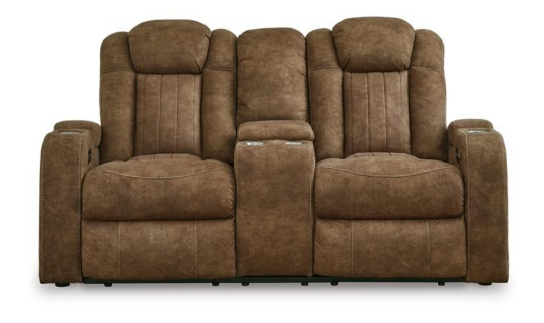 Wolfridge Leather Power Reclining Loveseat