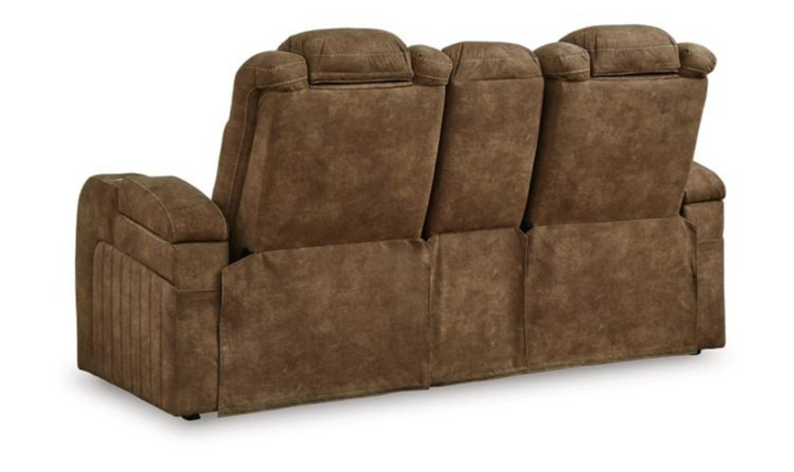 Wolfridge Leather Power Reclining Loveseat