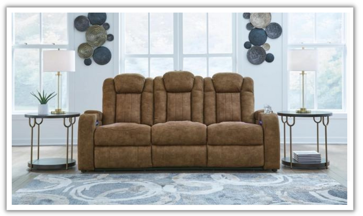 Wolfridge Leather Power Reclining Sofa