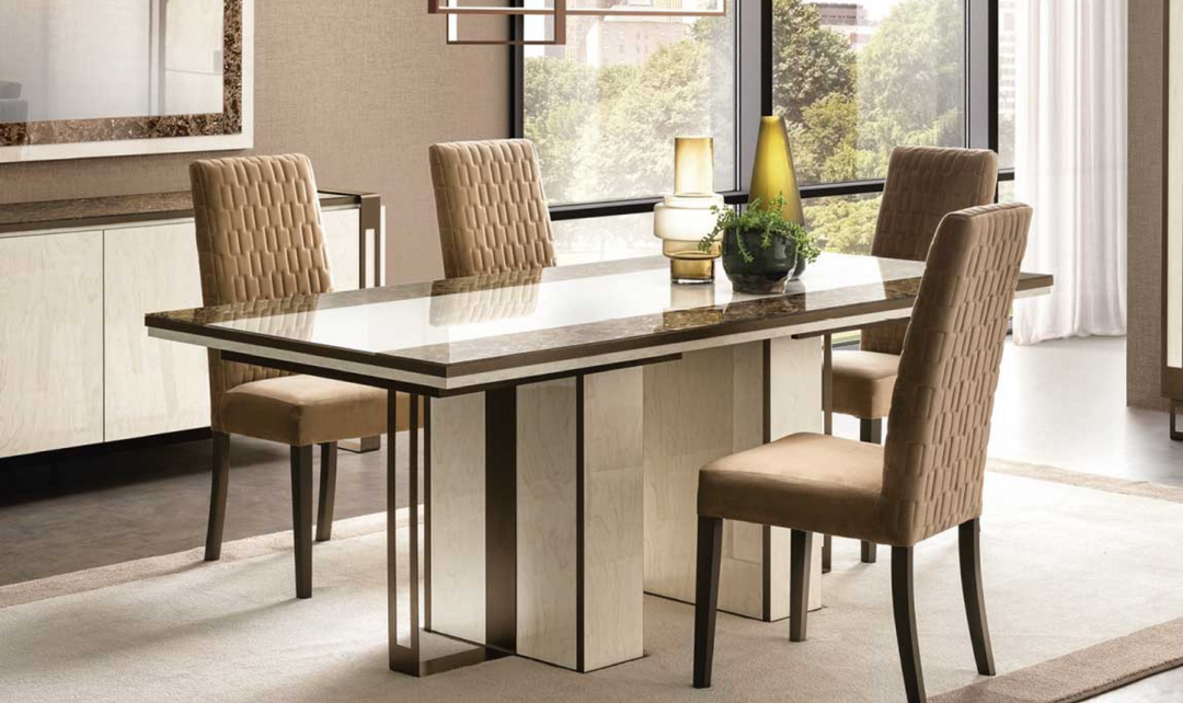 Poesia Rectangle Dining Room Set with Extendable Table-jennifer furniture