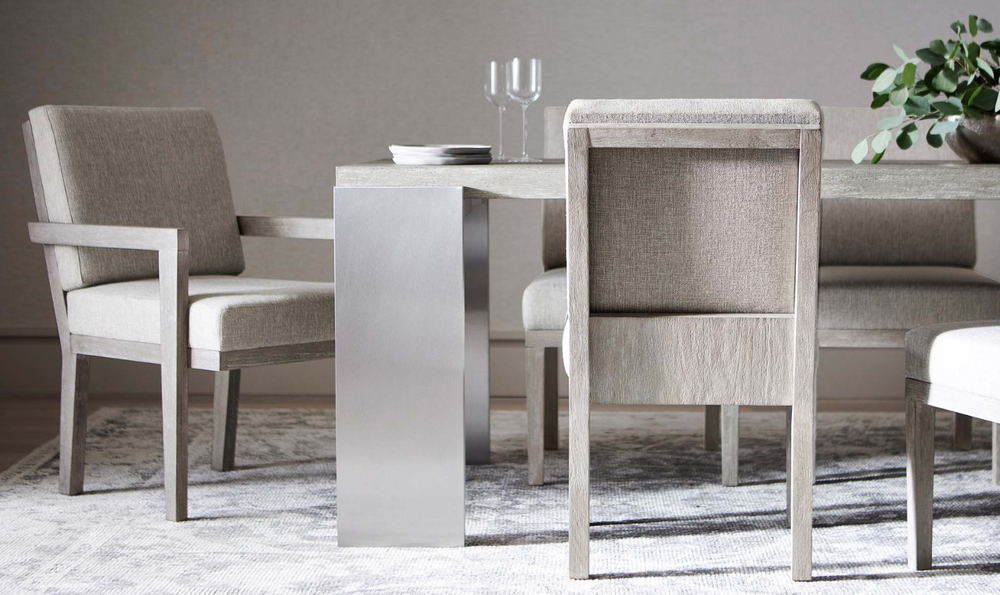 Bernhardt Foundations Rectangle Dining Table with Adjustable Glides-jennifer