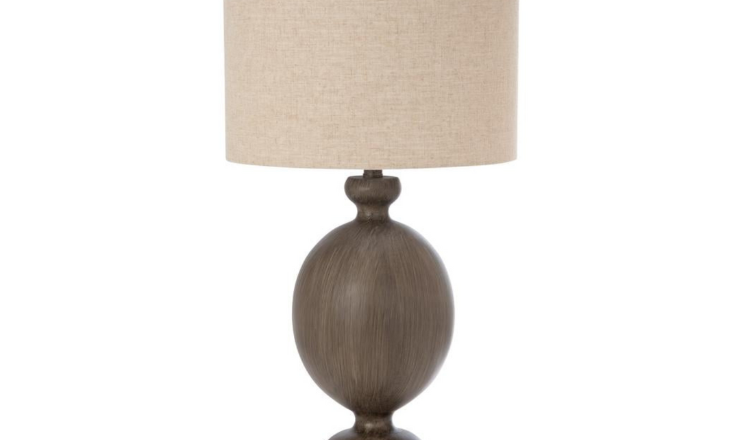 Wren 30" Distressed Brown Poly Table Lamp, (Set of 2)