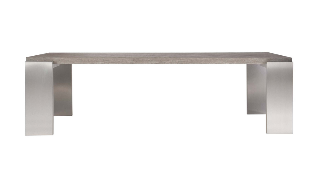 Bernhardt Foundations Rectangle Dining Table with Adjustable Glides-jennifer