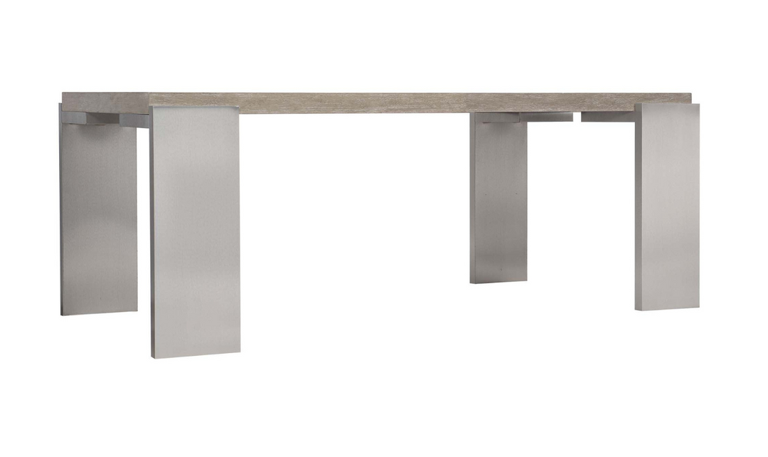 Bernhardt Foundations Rectangle Dining Table with Adjustable Glides