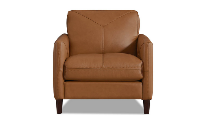 Yorkdale Leather Chair With Track Arms-Jennifer Furniture 