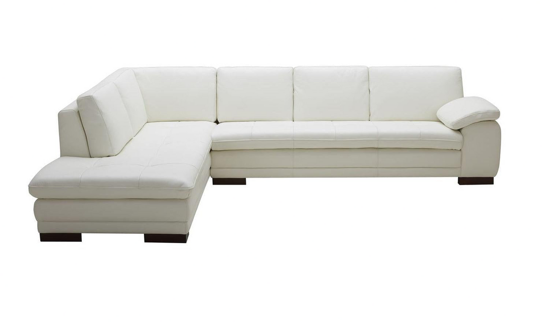 Jennifer Italia Eole L-Shaped Italian Leather Sectional Sofa