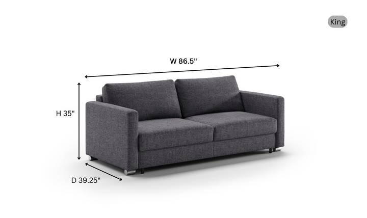 Luonto Fantasy Sofa Sleeper With Level Function & Foam Mattress