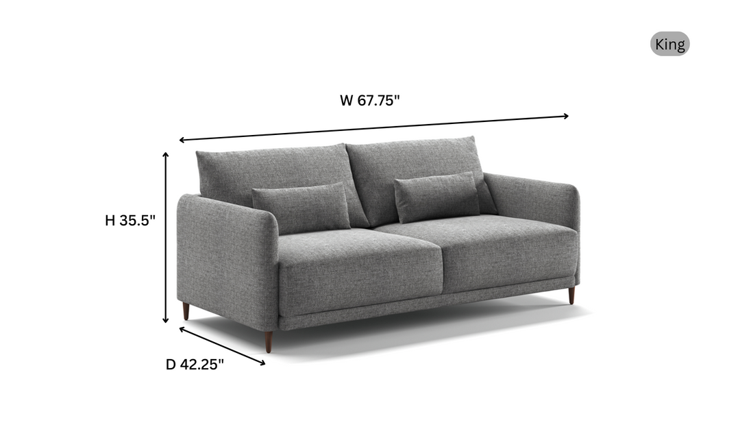 Luonto Haven Sleeper Sofa With Hybrid Deluxe Function (King / Queen Size)