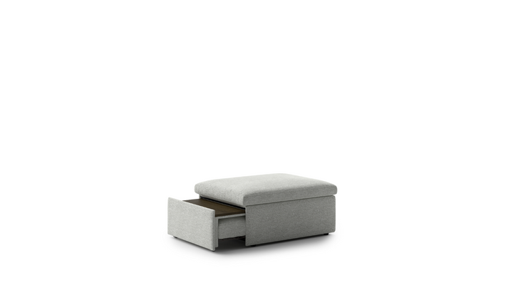 Luonto Otto Cot-Sized Sleeper Ottoman with Drawer Function-Jennifer Furniture