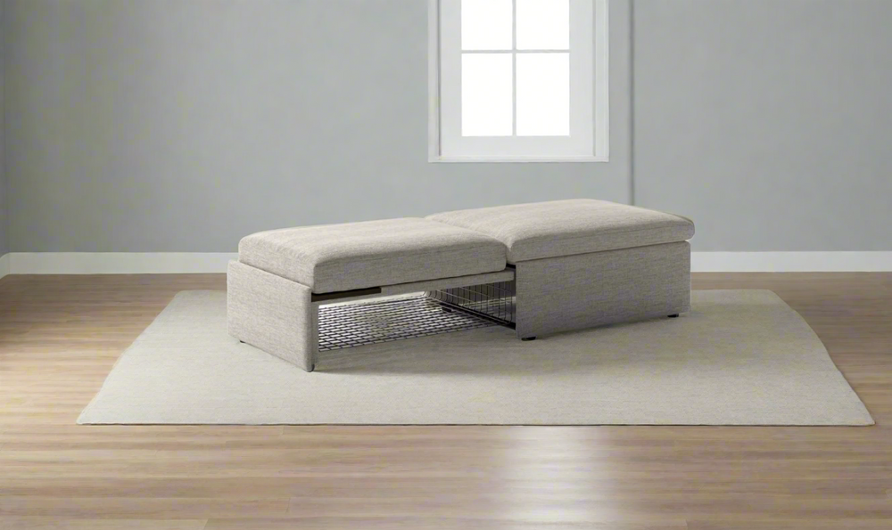 Luonto Otto Cot-Sized Sleeper Ottoman with Drawer Function-Jennifer Furniture