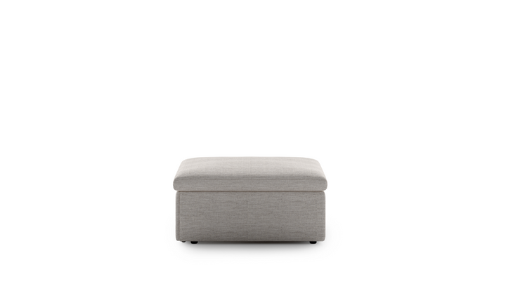 Luonto Otto Cot-Sized Fabric Sleeper Ottoman with Drawer Function