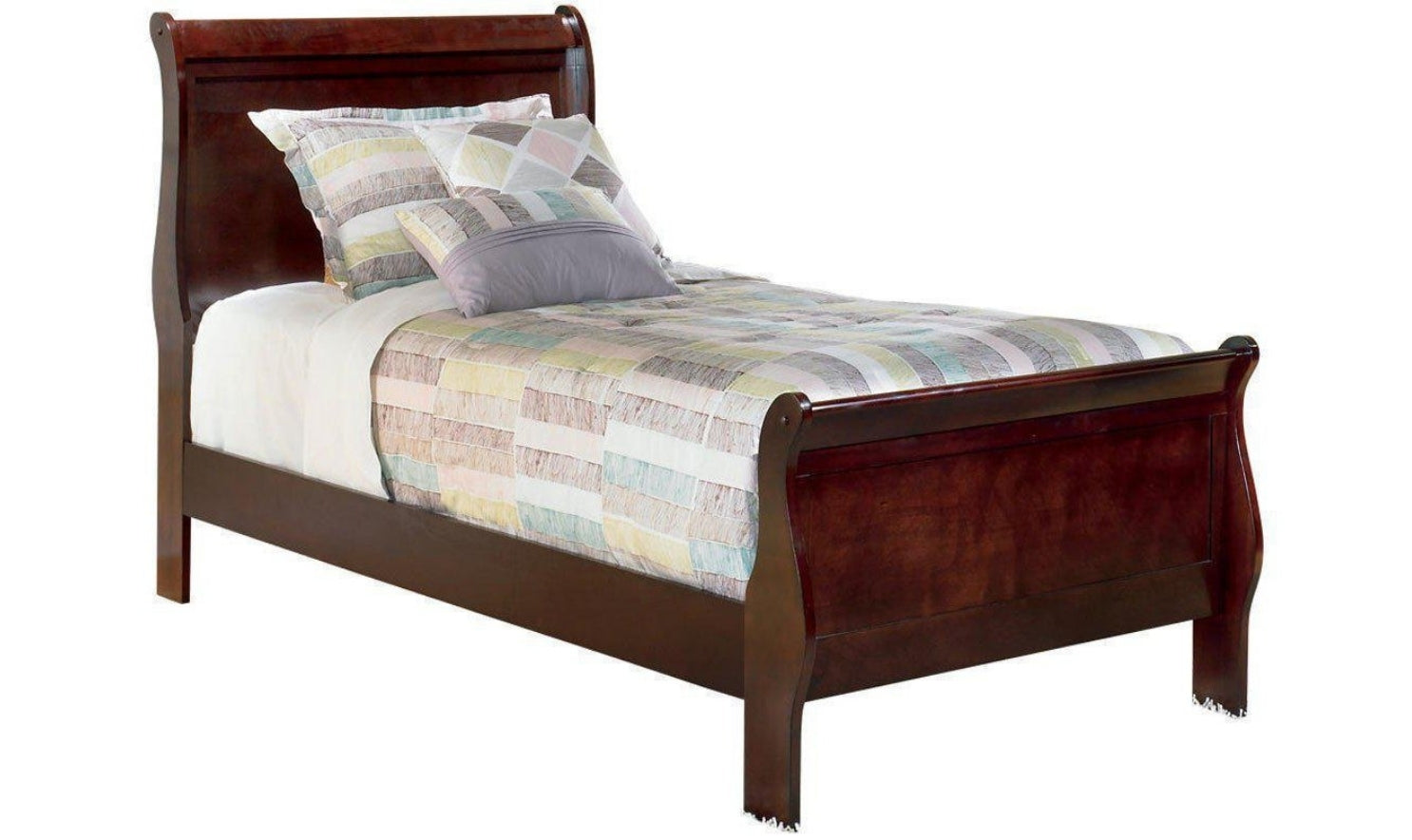 Alisdair Sleigh Bed-Beds-Jennifer Furniture