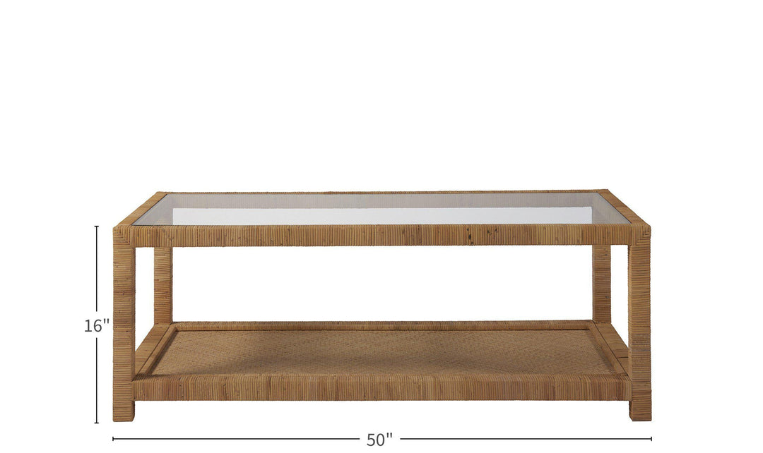 Coastal Living Escape Long Key Cocktail Table-Coffee Tables-Jennifer Furniture