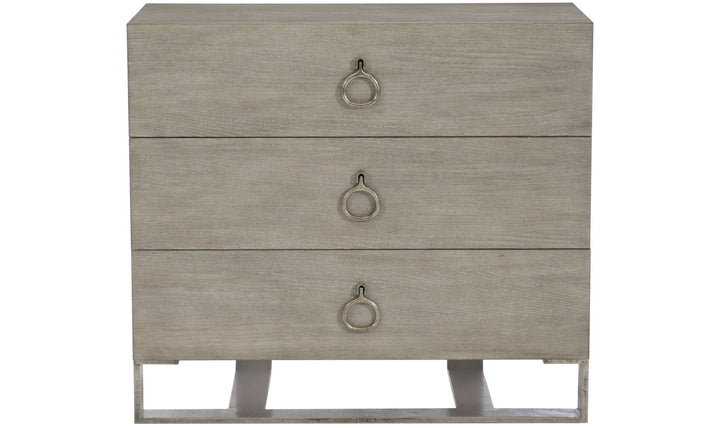 Linea 3-Drawers Nightstand-Nightstands-Jennifer Furniture