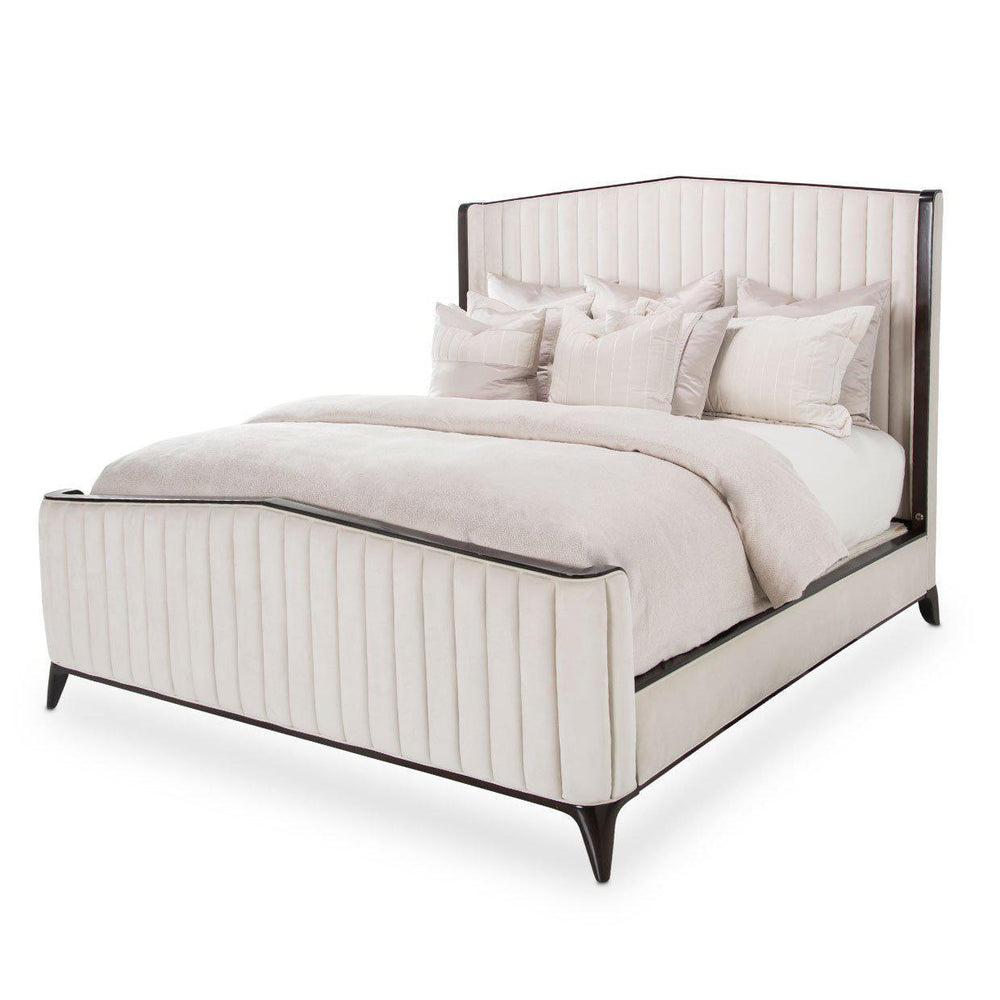 AICO Paris Chic Wooden Bedroom Set in Transitional Style