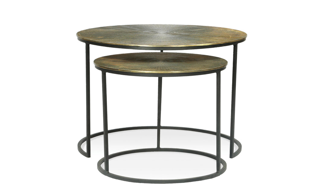 Portia 2pc Nesting Cocktail Tbls-Coffee Tables-Jennifer Furniture